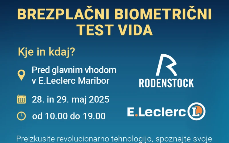 Optocenter | Optika Minus 50 - Brezplačni biometrični test vida z napravo DNEye® Scanner Rodenstock 